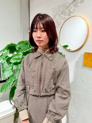 ミディアム yearn所属・naho✂︎bob/ layerのヘアスタイル