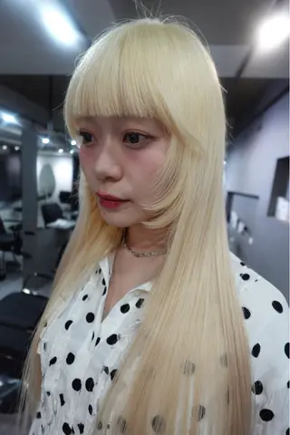 ロング 暖色カラーカット特化 ⭐️代表⭐️のヘアスタイル