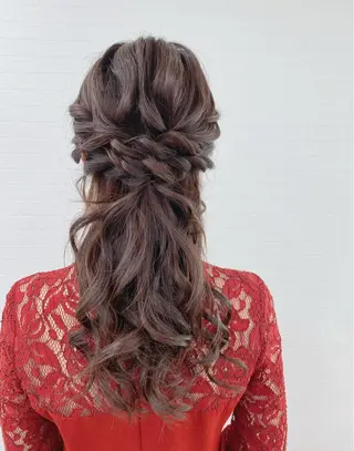 セミロング ヘアアレンジ GRANLUSSO 〜グランルッソ駅前店所属・木口 嘉美のヘアスタイル