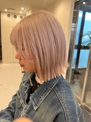 ミディアム Belle銀座並木通り店所属・井手草一朗/ パーマ/ハイライト◎のヘアスタイル