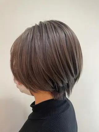 ショート カラー 🍀アレンジ簡単ヘア ☘️石田万里奈🍀のヘアスタイル