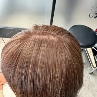 ショート カラー ハイライト／髪質改善 裕樹のヘアスタイル