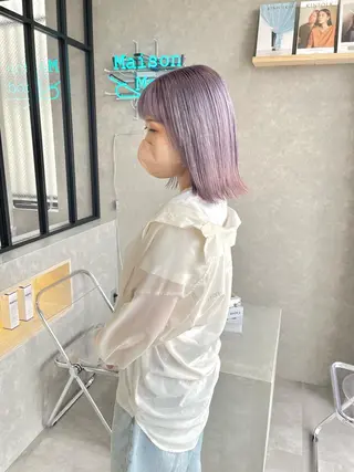 セミロング カラー mood tatemachiのヘアスタイル