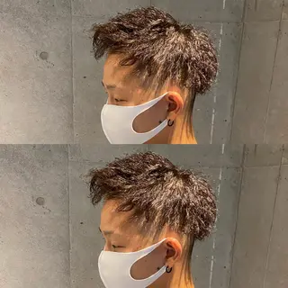ショート パーマ メンズ branch by suri-ru所属・branch 中原のヘアスタイル