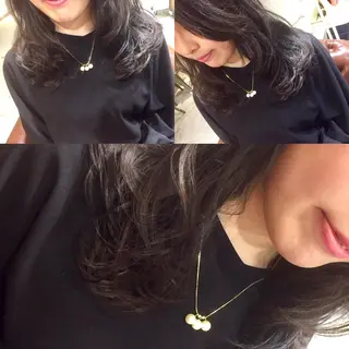 ロング パーマ 竹嶌 健吾のヘアスタイル