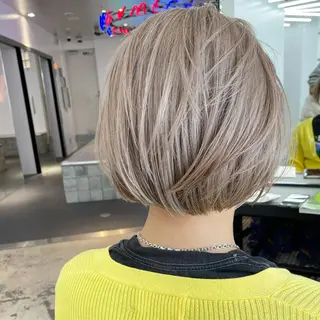 ショート カラー 🌈艶髪ベージュ🌈 ユウトのヘアスタイル