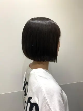 ショート カラー パーマ ヘアアレンジ salowin新宿三丁目店所属・🖤小顔ボブ/ウルフ レイヤー🖤山本諒のヘアスタイル