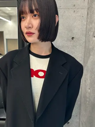 ショート ボブ/似合わせカット /ニュアンスカラーのヘアスタイル