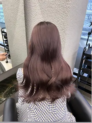 ロング カラー 渋谷/原宿♡PELE 縮毛矯正/ストレートのヘアスタイル