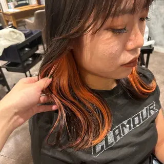 ミディアム カラー kaho/ 透明感カラー🫧のヘアスタイル