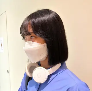 ミディアム 🤎MISAKI 艶髪カラー🤎のヘアスタイル