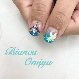 ネイル ネイルサロンビアンカ 大宮店長 モリサワのネイルデザイン