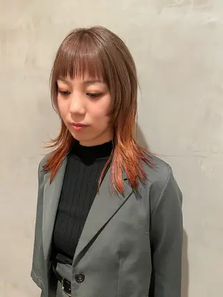 セミロング カラー 優作 〜圧倒的信頼〜のヘアスタイル