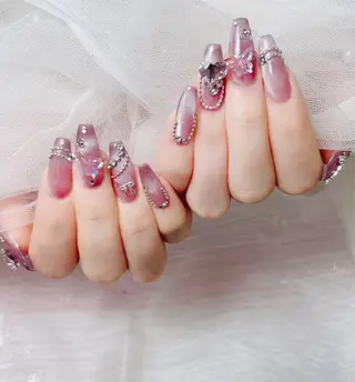 ネイル チョウ チョウのネイルデザイン