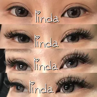 マツエク・マツパ linda lashesのマツエク・マツパデザイン