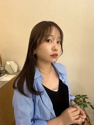 ロング ボブ/透明感カラー 🧸YUI❤️のヘアスタイル