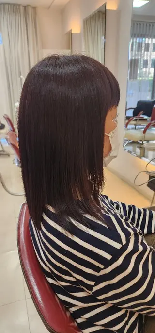 セミロング カラー hairmake Juinのヘアスタイル