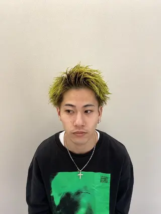 メンズ カラー 中野渡 真利那のヘアスタイル