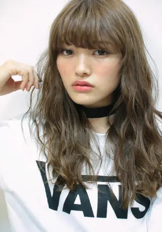 ロング カラー 堀内 翔のヘアスタイル