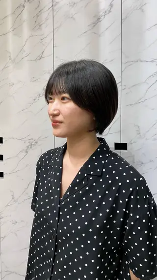 ショート マツザキ マナトのヘアスタイル