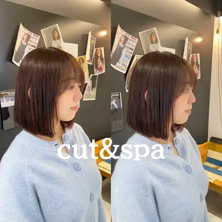 セミロング 長町/酸性ストレート /曲がる縮毛矯正のヘアスタイル