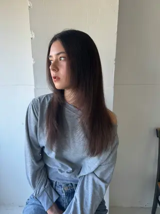 ロング ナガミネアリサ/ 学芸大学/海外ヘアのヘアスタイル