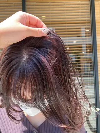 ミディアム カラー ヘアアレンジ パーマ指名No1 /namiのヘアスタイル