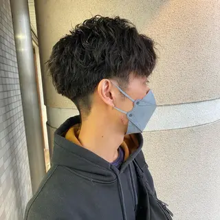 ショート メンズ メンズパーマの達人 / タカシマダイスケのヘアスタイル