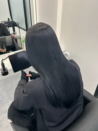 セミロング F.所属・miku 🍑髪質改善サロンのヘアスタイル