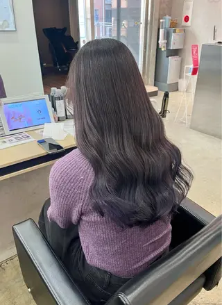 ロング 🪽髪質改善ストレー ト🤍美羽🤍のヘアスタイル