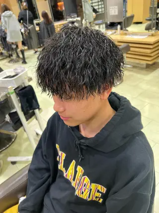 パーマ メンズ メンズカット松戸/韓 国/メンズパーマ航太のヘアスタイル