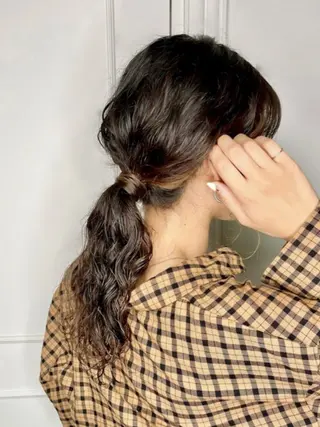 ミディアム パーマ FIX hair所属・ボブパーマ/ ウルフパーマ原科🪴のヘアスタイル