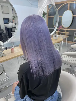 ロング カラー メンズ soi所属・ケアブリーチ/ツヤ髪 /ハイトーン/西村のヘアスタイル