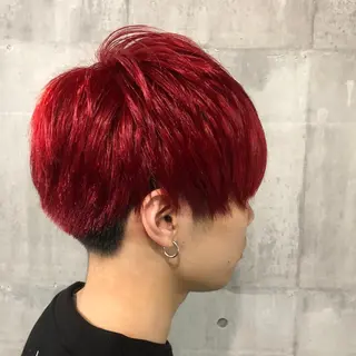 ショート カラー メンズ ネイル カラー特化サロン梅田 Eir茶屋町/山下のヘアスタイル