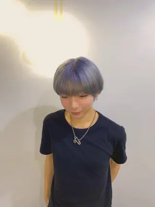 カラー メンズ ハナダ メイのヘアスタイル