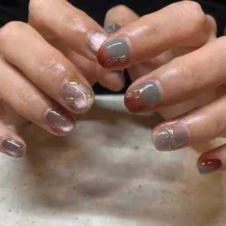 ショート 濵田 実沙/Manonのネイルデザイン