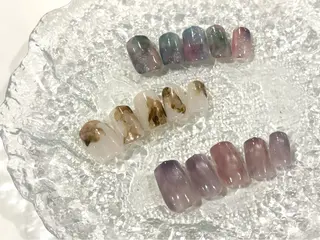 ネイル Lino中目黒 🎀 パラジェルのネイルデザイン