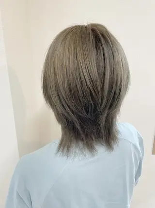 ショート カラー ケアブリーチ /髪質 改善/古橋圭史郎のヘアスタイル