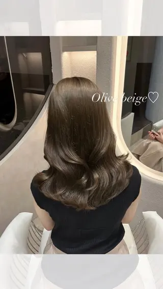 ミディアム カラー 🩷韓国ヘア/ヨシン モリ🩷Maikaのヘアスタイル