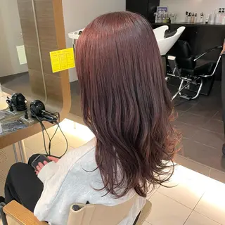 セミロング カラー 透明感カラー/ 寺田千雅子のヘアスタイル