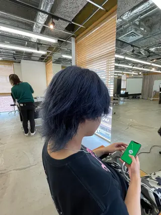 カラー 鮎川 竜汰のヘアスタイル