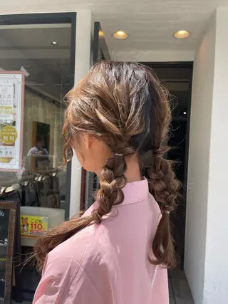 ヘアアレンジ hair make powder 薮本のヘアスタイル