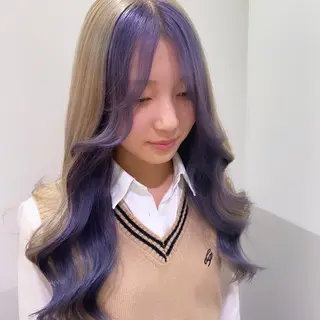 ロング カラー ヘアアレンジ メンズ SALOWIN所属・ハイトーン美容師 MASATOのヘアスタイル