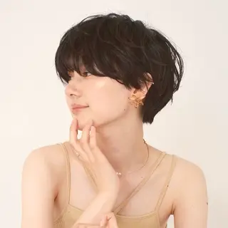 ショート パーマ 💐美しいショート× パーマ💐早坂駆留のヘアスタイル