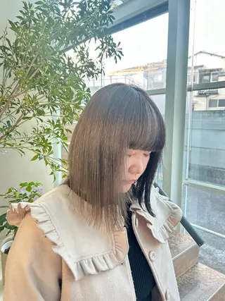 カラー VISION   aoyama所属・かがやしづ ⭐️ハイトーンのヘアスタイル