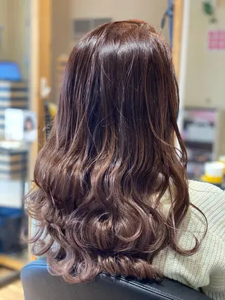 ロング カラー 関口 友行のヘアスタイル