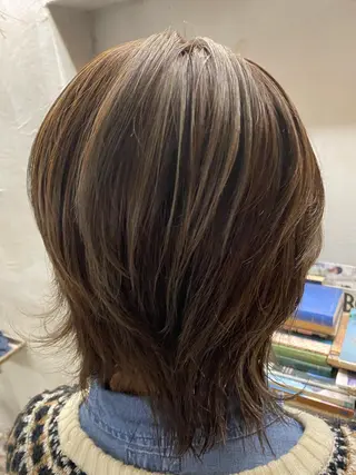 ミディアム カラー お任せヘア☘️☘️ 及川渚のヘアスタイル