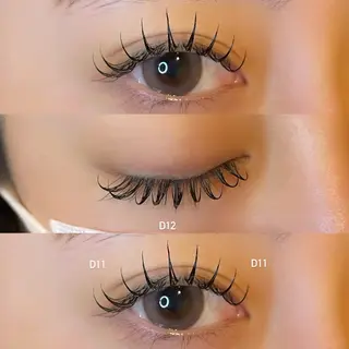 マツエク・マツパ Mell Yuuna ♡パリエク /束感のマツエク・マツパデザイン