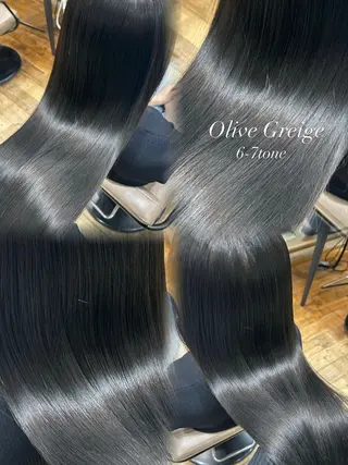 ロング カラー ヘアアレンジ /カラー和田茉日琉のヘアスタイル