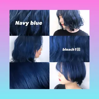 ミディアム カラー ヘアアレンジ 韓国レイヤーカット/ 儚げカラーチナツのヘアスタイル